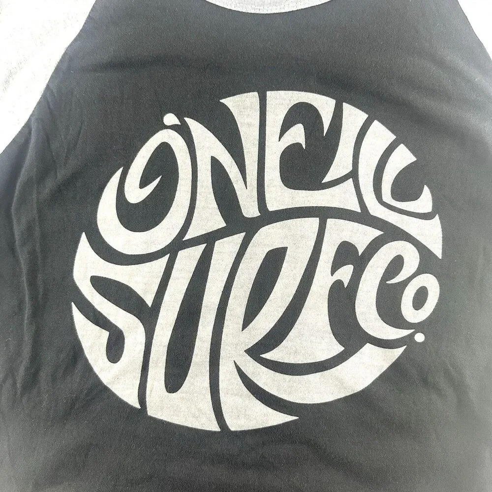 O’Neill Surf Co. - 3/4 Sleeve-‎ Black and gray- Medium modern fit